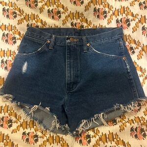 Wrangler High-Rise Denim Cutoff Shorts